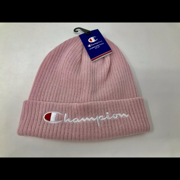 Champion Accessories Champion Pivot Cuff Beanie Pink New